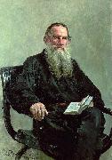 Ilya Repin Portrait of Leo Tolstoy oil on canvas